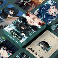 Demon Slayer [Shitotsu Muichiro] Hàng hóa cá nhân Hộp 10cm 55 miếng Laser Photocard lomo Card Card Booklet
