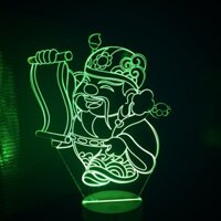 Đèn 3d led thần tài