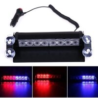 Đèn 8 led nháy xanh đỏ dành cho xe hơi xe ô tô máy bay tầu hỏa
