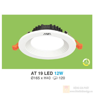 Đèn downlight âm trần AT 19 led 12W