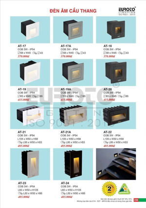 Đèn âm bậc cầu thang AT-23