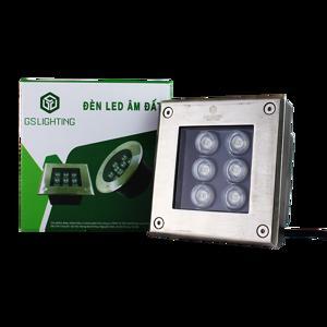 Đèn âm đất vuông 6W GS Lighting GSDV6