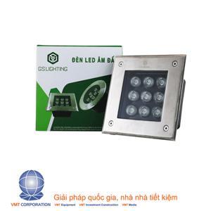 Đèn âm đất vuông 9W GS Lighting GSDV9