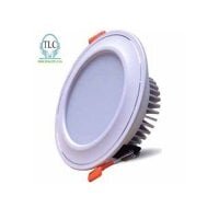 Đèn âm led trần mặt cong viền trắng 7W TLC 1 Màu