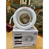 Đèn Âm Trần Chiếu Điểm 5W, 7W - 59775, 59776  PHILIPS vỏ TRẮNG - ÁNH SÁNG VÀNG, TRUNG TÍNH