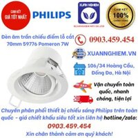 Đèn âm trần chiếu điểm lỗ cắt 70mm 59776 Pomeron 7W