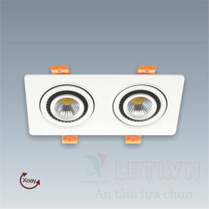 Đèn âm trần downlight Anfaco AFC-756/2 3WX2 1C