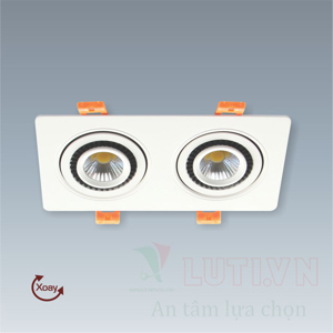 Đèn âm trần downlight Anfaco AFC-756/2 7WX2 1C