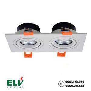 Đèn âm trần ELV ELV802F 2x7W