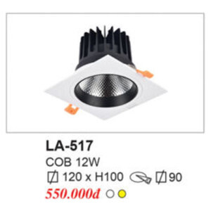 Đèn âm trần Euroto LA-517