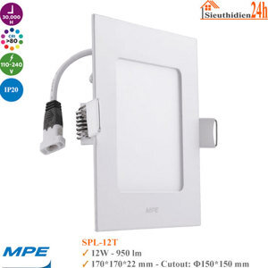 Đèn âm trần LED 12W FSL mặt vuông c