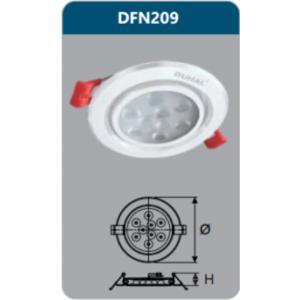 Đèn âm trần led chiếu điểm Duhal DFN209