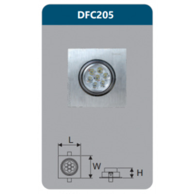 Đèn âm trần led chiếu điểm Duhal DFC205