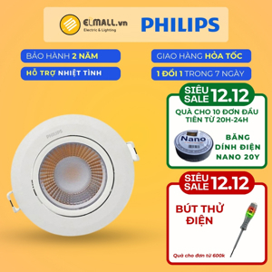 Đèn âm trần LED Philips Sport RS100B 9W