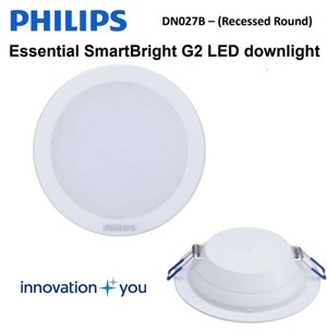 Đèn âm trần LED vuông Philips DN027B G2 LED6 L100 7W