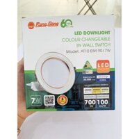 Đèn âm trần Rạng Đông 7w, Downlight, Mắt trâu