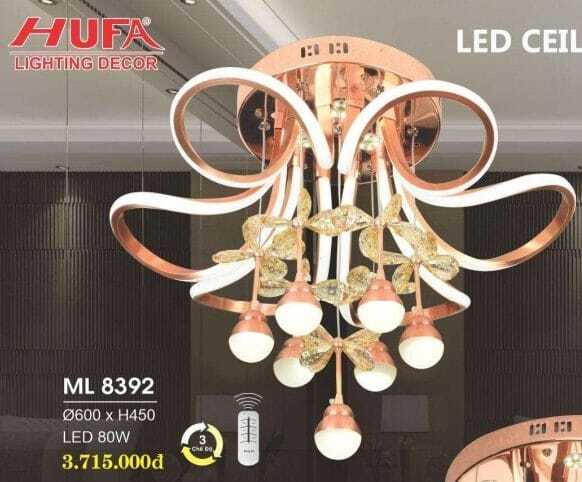 Đèn áp trần LED 3 chế độ ánh sáng Ø600mm ML8392