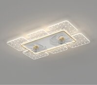 Đèn Áp Trần Ngôi Sao Kèm Quạt Quay 360 Độ QT108T