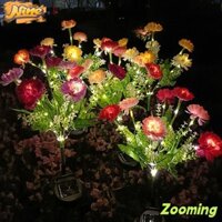 Đèn bãi cỏ ZOOMING, Đèn dự tiệc ngoài trời ngày lễ Đèn LED, Đèn sàn hoa nhân tạo chống nước 7 đầu Đèn lồng hoa sen tuyết