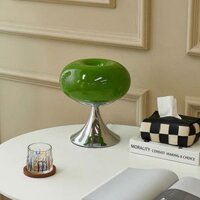 Đèn Bàn Bauhaus Hình Quả Táo Nhiều Màu Bằng Thủy Tinh Decor Phòng Khách,Phòng Ngủ,Bàn Làm Việc