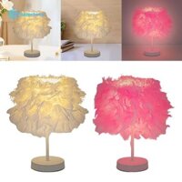 Đèn bàn bóng lông vũ Đèn bàn LED trang trí cho phòng khách, đầu giường, phòng khách, tiệc tùng, năm mới,