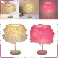 Đèn bàn bóng lông vũ Đèn bàn LED trang trí cho phòng khách, đầu giường, phòng khách, tiệc tùng, năm mới,