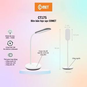 Đèn bàn Comet CT175 1200mAh