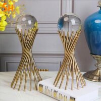 Đèn bàn decor quả địa cầu đế xoắn SH0085AB