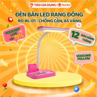 Đèn bàn, Đèn học LED, Đèn chống cận Rạng Đông RD-RL01.V2 - Ánh sáng Vàng, bảo vệ thi lực, mắt