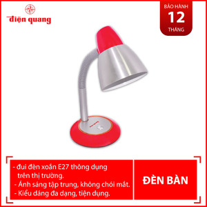 Đèn bàn Điện Quang ĐQ DKL02 B - Có bóng