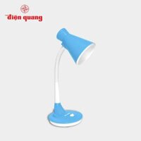 Đèn bàn Điện Quang ĐQ DKL08 L kiểu chóa nhựa, bóng led - Xanh da trời - Trắng