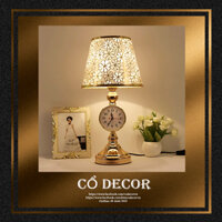 Đèn bàn đồng hồ luxury 02