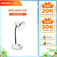 Đèn bàn E27 Nanoco model NDKC02 (không bóng) + tặng kèm 1 bóng Led bulb đui E27- 5W
