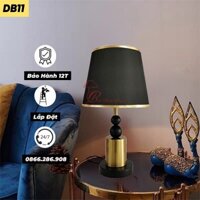 Đèn Bàn Hiện Đại 9122-DB11, Chất Liệu Sơn Tĩnh Điện Kết Hợp Dù Lụa Ép Mica - Bảo Hành 12 Tháng