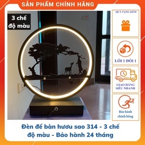 Đèn bàn hiện đại hươu sao 314