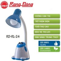 Đèn bàn học cao cấp Rạng Đông Model RD-RL-24 Led -Màu xanh