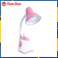 Đèn Bàn Học Chống Cận, Liền Hộp Đựng Bút và Hình Thú Đáng Yêu, Kèm Bóng LED 5W Cắm Điện 220V, Bảo Hành 2 Năm - RL24 HỒNG,TRẮNG 6500K