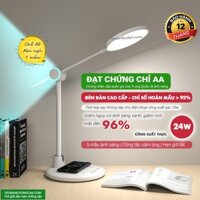 Đèn bàn học chống cận BD1500/TB55SW cao cấp có sạc không dây điện thoại, đèn học tổ ong - bóng Led cao cấp CRI > 95%