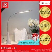 Đèn bàn học đèn học chống cận LED tích điện cao cấp chính hãng R1 phù hợp bộ bàn ghế Richan A80 B70