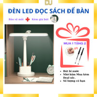 Đèn bàn học đọc sách chống cận kèm giá bút tích điện tiện lợi