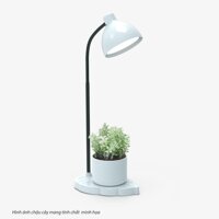 Đèn bàn LED cảm ứng đôi mau anh sang công suât 8w chinh hang Rang Đông Model RD-RL-60 8W - Trắng