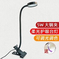 Đèn bàn LED kẹp sáng tạo, đèn kẹp đầu giường phòng ngủ, đèn đọc sách, bảo vệ mắt làm đẹp, đèn bàn ký túc xá 5UXF