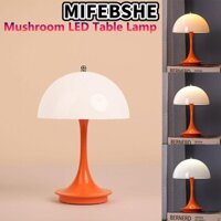 Đèn bàn LED nấm MIFEBSHE, Đèn bàn LED nấm cảm ứng không dây, Đèn ngủ LED sạc USB trang trí cho quán Bar khách sạn Cà phê
