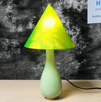 Đèn Bàn Ngủ Nón Xanh Cốm MN012, Đèn Bàn Mini Vietmake