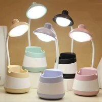 Đèn bàn nhiều màu Macaron Đèn bàn sạc USB Giá đỡ điện thoại Đèn bàn bảo vệ mắt Đèn bàn