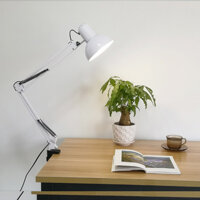 Đèn bàn PIXAR loại lớn DPX06 kèm bóng LED và chân KẸP BÀN - Tắng