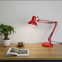 Đèn bàn PIXAR loại lớn DPX06 kèm bóng LED và chân KẸP BÀN - đỏ