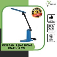 Đèn bàn Rạng Đông RD-RL-14 5W đèn học bảo vệ thị lực tiết kiệm điện tiện lợi bảo hành 12 tháng - Duhan shop