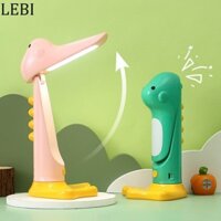 Đèn bàn sạc USB khủng long dễ thương có giá đỡ điện thoại cho trẻ em