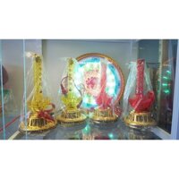 ĐÈN BÀN THỜ CÂY NẾN, TẶNG BÓNG CÀ NA LED, TRANG TRÍ BÀN THỜ PHẬT, QUAN ÂM, THỜ CÚNG, HOA SEN